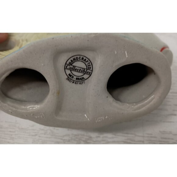 Vintage Hand Crafted Ceramic Angel Fish Figurine Nautical Mid Century Modern - Picture 7 of 10